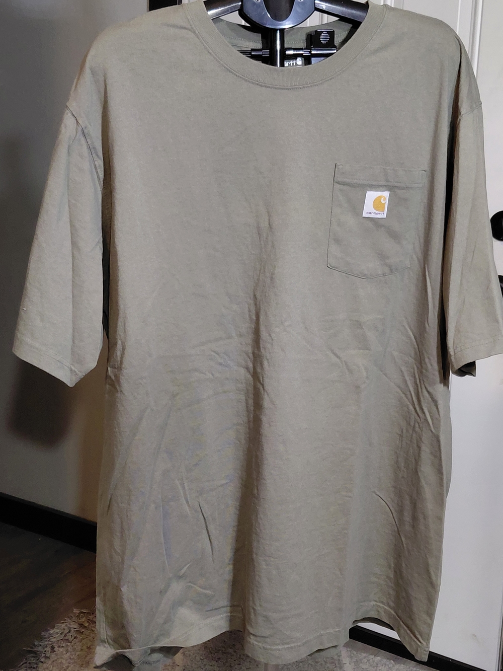 NEW Carhartt Men's K87M Pocket T‑Shirt in Olive Green Heavy Duty Loose Fit 2XLT
